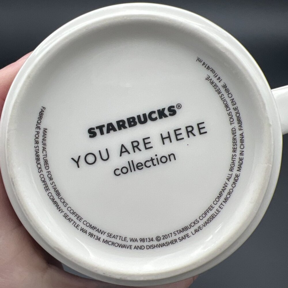 Starbucks Oregon You Are Here Coffee Mug Collector Series City 2017 14 oz - Picture 11 of 11